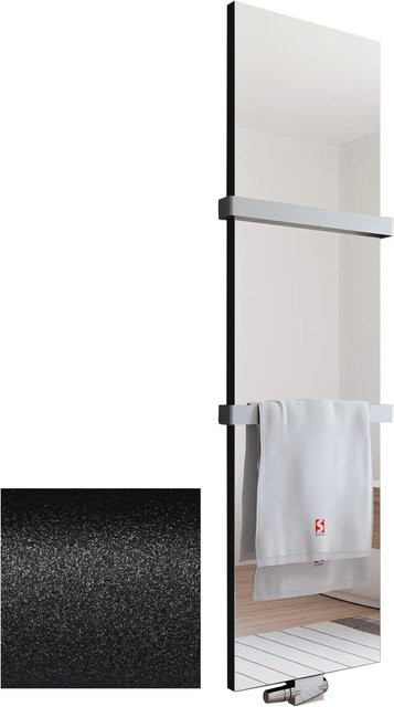 Schulte Design-Heizkörper New York Spiegel Pearl-Schwarz - Bild 1