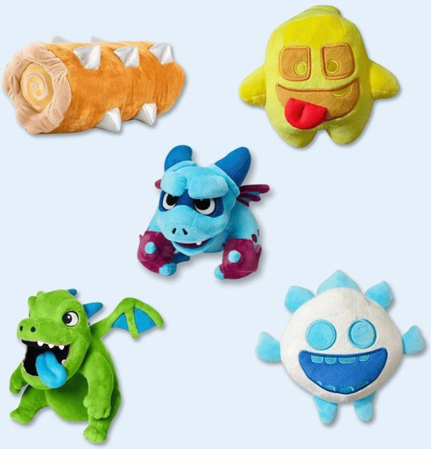 NIJIGEN PLANET Clash Royale Log Baby Drachen-Geist, Plüschtier - Bild 1