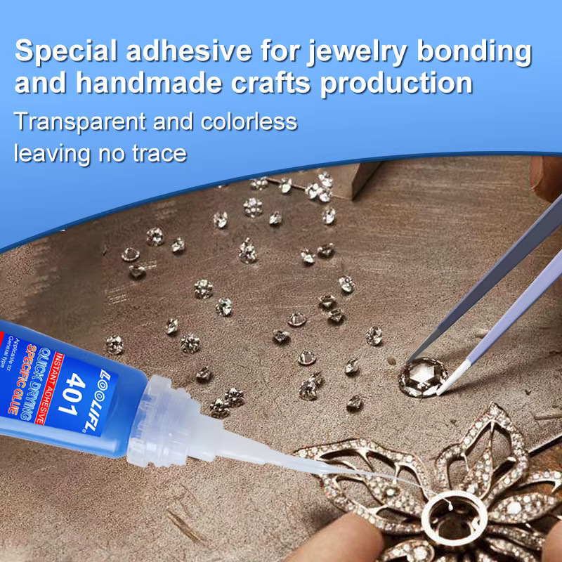 Multifunktionaler 401 Sekundenkleber transparent 20 ml für Metall und Kunststoff - Bild 3