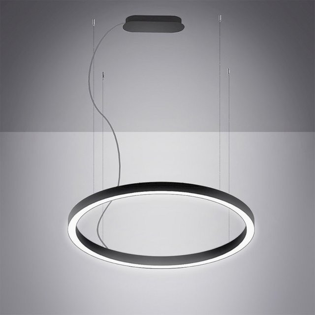 TeamItalia Bellai Home LED-Pendelleuchte Schwarz mit 95 LEDs und warmweißem Licht (2700K) - Bild 1