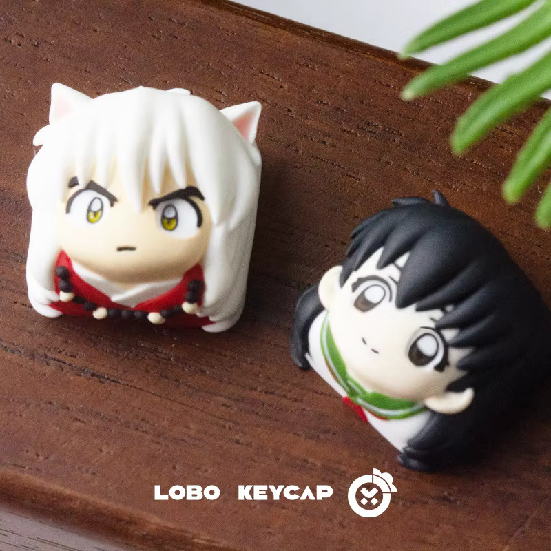 Ajazz Inuyasha Higurashi Kagome Harz Tastenkappen für mechanische Tastaturen, Single Esc Ersatz, Multicolour, OEM R4 - Bild 2