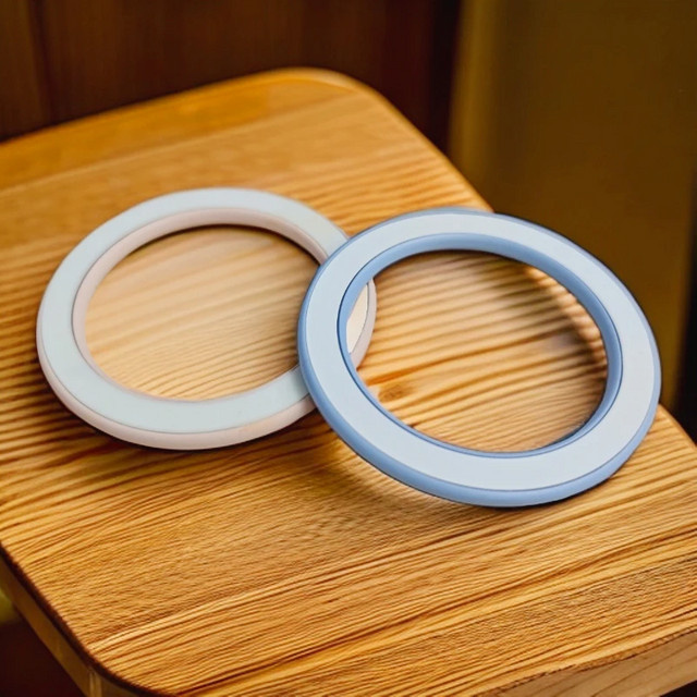 WSSHE Magnetischer Ringhalter für iPhone, Universeller Wand-Handy-Magnethalter und MagSafe-kompatibler Handy-Ständer in Blau - Bild 1