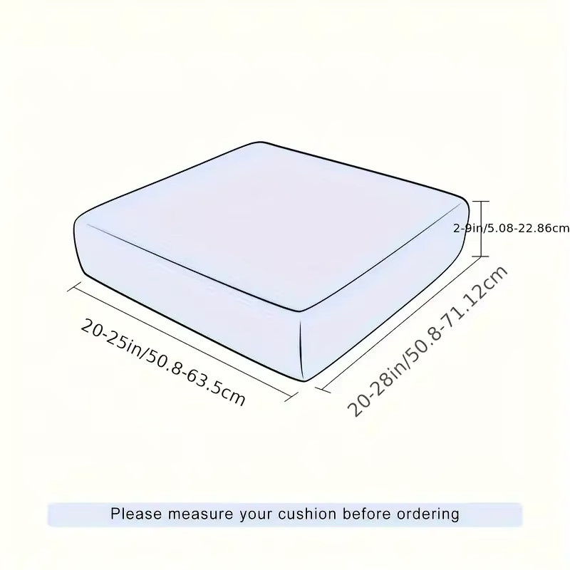 WANERQU Stretch-Sofa-Kissenbezug aus Spandex in Grau, einfarbig, elastischer Schonbezug für dein Sofa - Bild 2