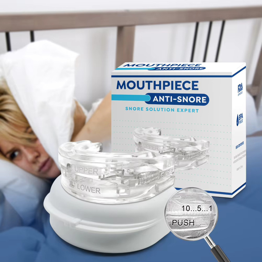 Shunmaii Anti-Schnarch- und Bruxismus-Mundschutz, Unisex, mit Aufbewahrungsbox - Bild 3
