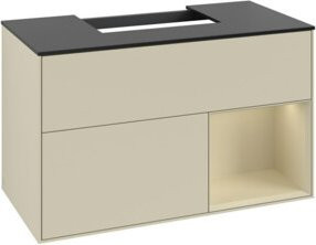 V&B Waschtischunterschrank Finion 100 in Lackausführung, Breite: 100 cm, Höhe: 50,1 cm, Tiefe: 50,1 cm - Bild 1