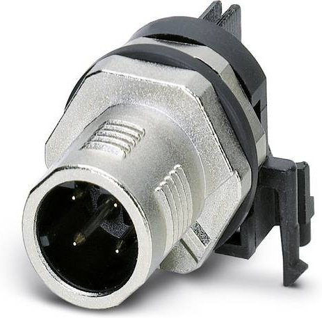 Phoenix Contact 1436592 Sensor-Aktor-Einbausteckverbinder M12 Stecker, 4-polig, silber, 10 Stück - Bild 1