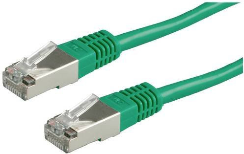 Value RJ45 Patchkabel CAT 6 S/FTP Ethernet LAN Grün, Länge: 3,00 m - Bild 1