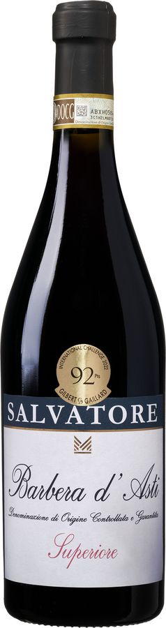 Salvatore M Barbera d'Asti Superiore Rotwein, Italien, 14,0 %, 0,75 l - Bild 2