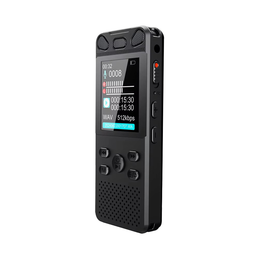 Vandlion V71 Sprachaktivierter digitaler Audio-Voice-Recorder mit Rauschunterdrückung und One-Key-Bedienung in Schwarz - Bild 2