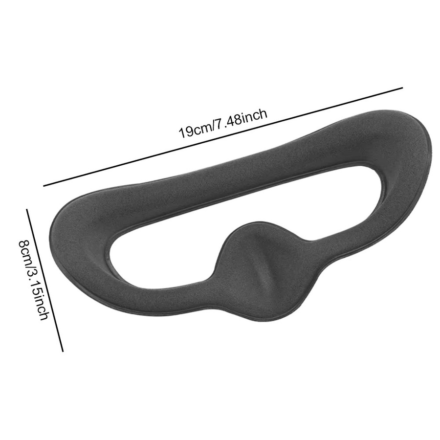 DJI Schaumstoff-Augenpolster in Schwarz für DJI AVATA 2 Goggles 2/3 - Bild 6
