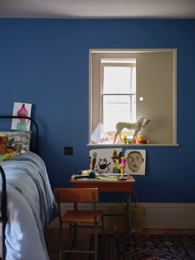 Farrow & Ball Modern Emulsion Archiv Colour Ultra Marine Blue W29 Wasserbasierte Wandfarbe 2,5 l - Bild 1