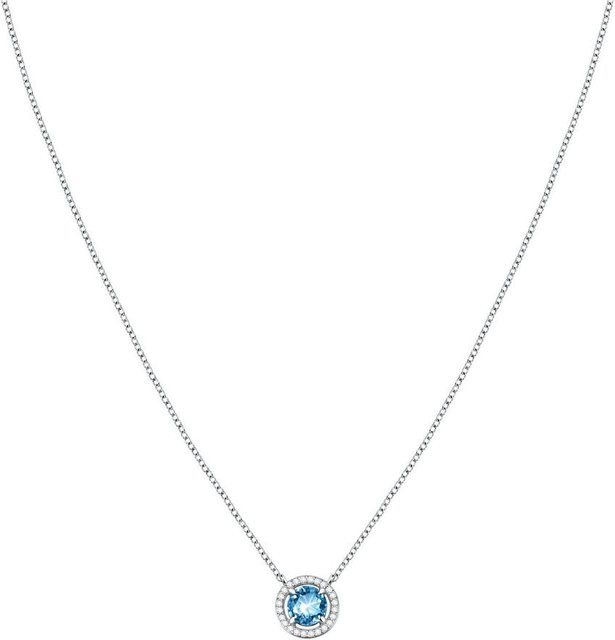 Morellato Tesori Halskette, 925 Silber, Aquamarinstein, Damen - Bild 1