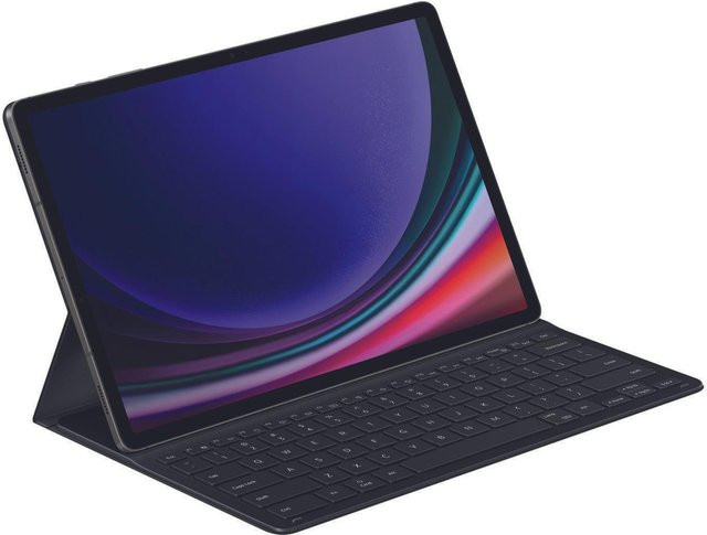 Samsung Book Cover Keyboard Slim für Galaxy Tab S9+ in Schwarz mit Bluetooth-Verbindung - Bild 2
