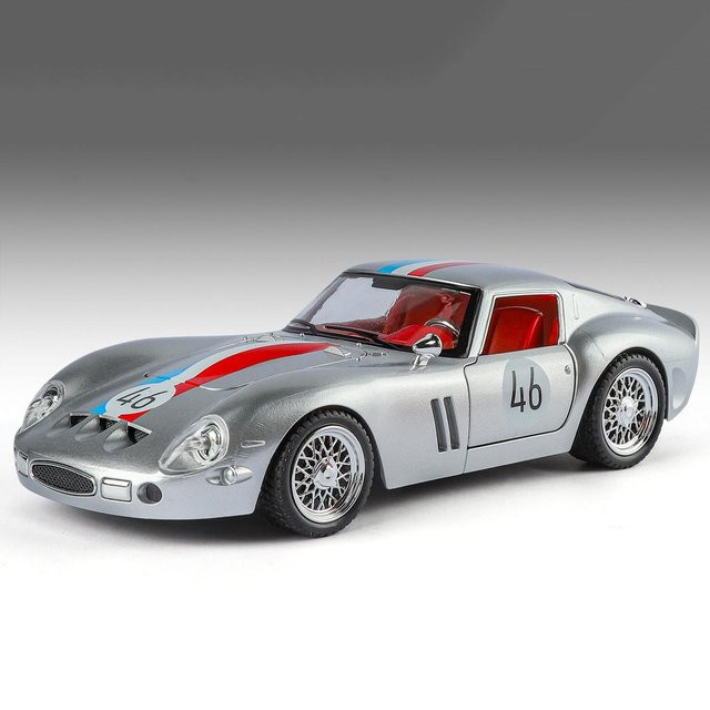 Linyi toy car 250 Gto Super Sportwagen Modell, 1:24, Metall, mit Sound und Licht - Bild 1