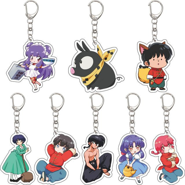 Bandai Schlüsselanhänger Anime Ranma 1/2, Acryl, Unisex, 55 mm - Bild 1