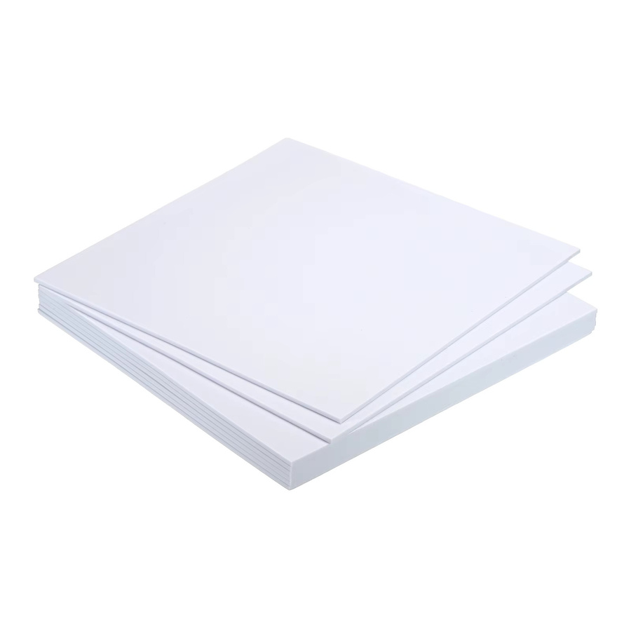 UXCELL EVA-Schaumstoffplatten für Bastelprojekte und Kostüme, Weiß und Pink, B/B: 24,9 x 24,9 cm, Dicke: 0,3 cm - Bild 1