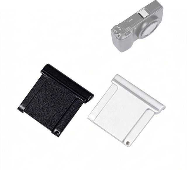 Ricoh Metall Blitzschuh Staubschutz Kappe in Silber für GRIII GRIV GR3 GR4 Kompaktkameras - Bild 1