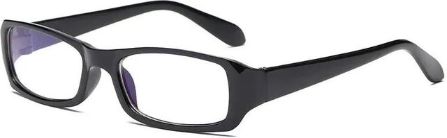 Bai Fen Bai Electronic 3C Korrektionsbrille, quadratisch, Vollrand, Kunststoff, schwarz, Unisex, Blaulichtfilter - Bild 1