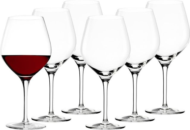 Stölzle Lausitz Exquisit Burgunderkelche aus Kristallglas, transparent, 6er Set, 650 ml pro Glas - Bild 1