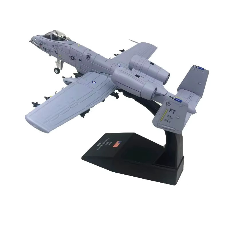 DUTRIEUX US A-10 A10 Thunderbolt II Warthog Hog, Modellflugzeug, 1:100, Metall, Grau - Bild 2