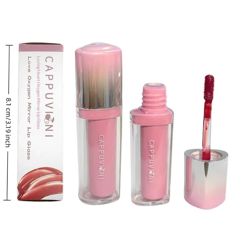 Cappuvini Lipgloss, Rot, Glänzend - Bild 3