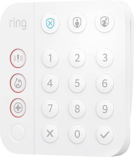 Ring Alarm Keypad 2. Generation Funk-Alarmanlagen-Erweiterung in Weiß (4AK1SZ-0EU0) - Bild 1
