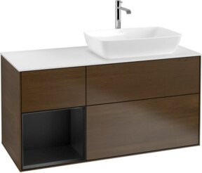 V&B Waschtischunterschrank Finion Wandbeleuchtung in Weiß lackiert Breite: 120 cm, Tiefe: 50,1 cm, Höhe: 50,1 cm - Bild 1