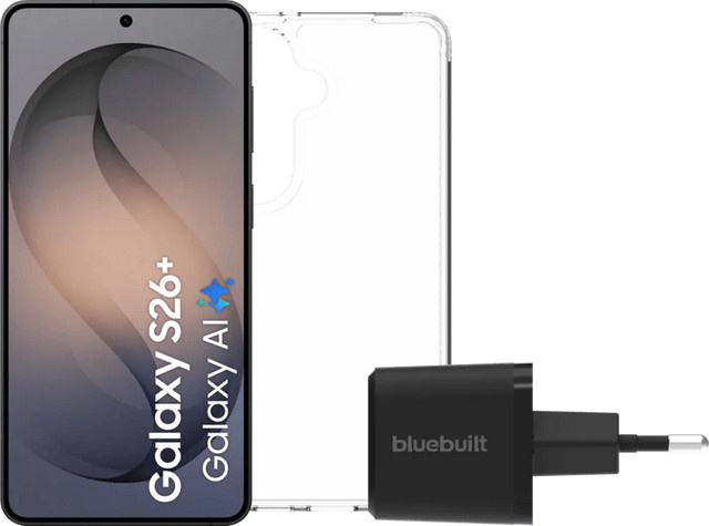 Samsung Galaxy S26 Plus 512GB Schwarz 5G mit Basis-Zubehörset - Bild 1