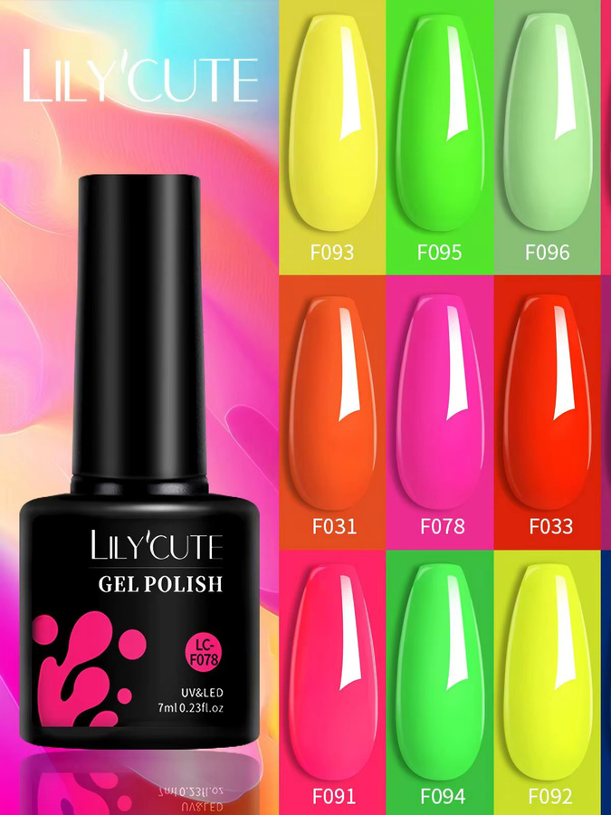 LILYCUTE Gel-Nagellack Neonfarbe, 7 ml - Bild 6