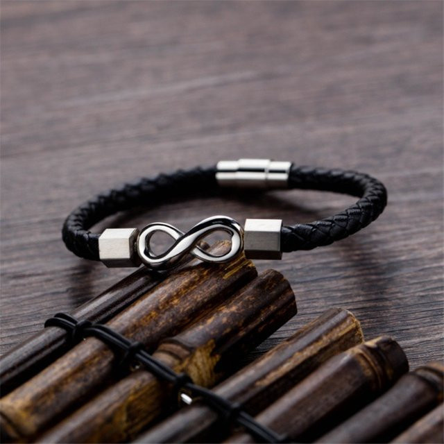 RINHOO FRIENDSHIP Wrap Armband, Leder, Unisex - Bild 1