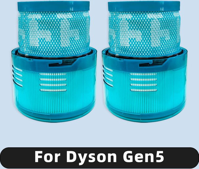 Ersatzfilter kompatibel mit Dyson Gen5 SV23, SV24, Gen5detect, Gen5detect Absolute, Gen5outsize und Gen5outsize Absolute in Blau - Bild 1