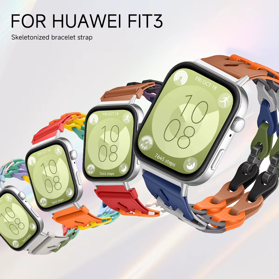CAOWTAN Uhrenarmband Silikon, Bunt, Unisex - Bild 2