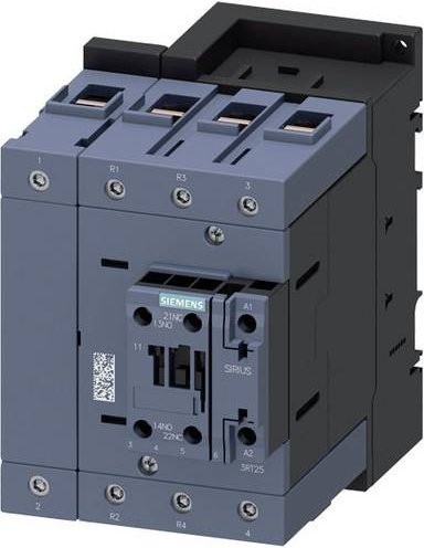 Siemens Schütz 3RT2544-1NP30 in Grau mit 2 Schließern, 2 Öffnern und Varistor für 59kW - Bild 1