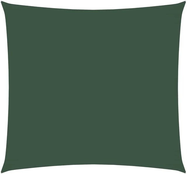 vidaXL Sonnensegel aus PU-beschichtetem Oxford-Gewebe, quadratisch, Dunkelgrün, B/B: 4,5 x 4,5 m - Bild 1
