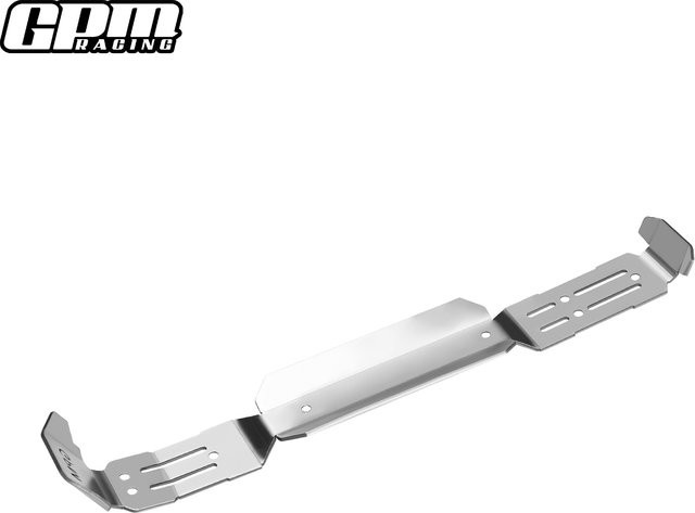 GPM Mini Maxx Monster Truck, Edelstahl-Chassis Full Center Skid Kit, Metall, Silber, Grau, Zubehör - Bild 1