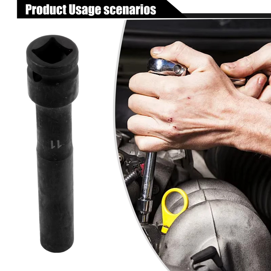 VIBRATITE 1/2 Zoll Steckschlüssel Hex Buchse Kopf Adapter Set 8-24mm für elektrische und pneumatische Werkzeuge - Bild 3