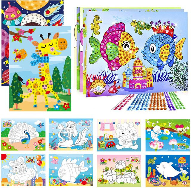 ZYF DIY-Diamant-Aufkleber, Nachfüllpack, Bunt / Mehrfarbig - Bild 1