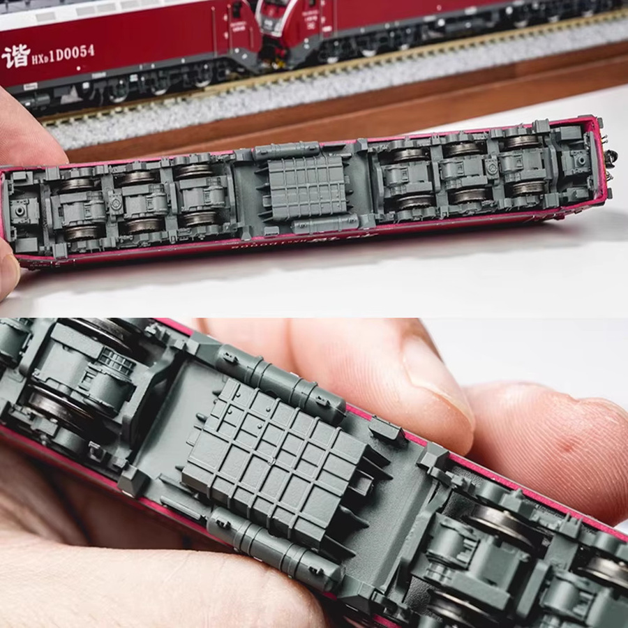 N-Typ 1/160 Maßstab Simulationsmodell HXD1D Elektrolokomotive, Rotes Zugmodell - Bild 5