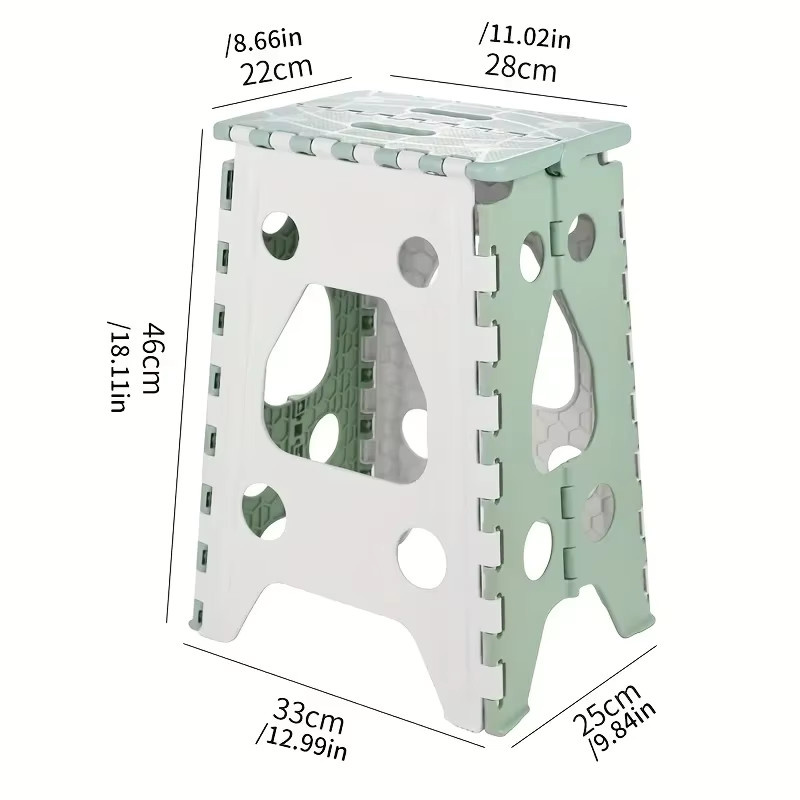 LIUSHADUOLA Klappbarer Hocker Tragbarer Klappstuhl für Outdoor-Aktivitäten, Camping und Angeln - Bild 5