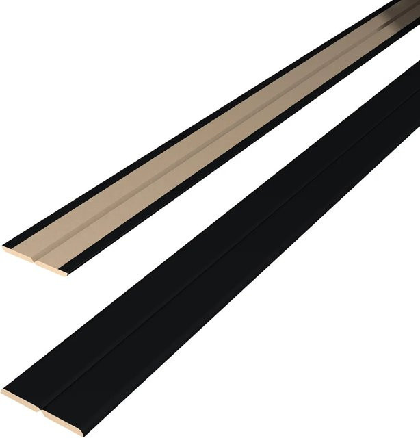 Egger Decowall Faltleiste Wandverkleidung FL537 Schwarz modern - Bild 1