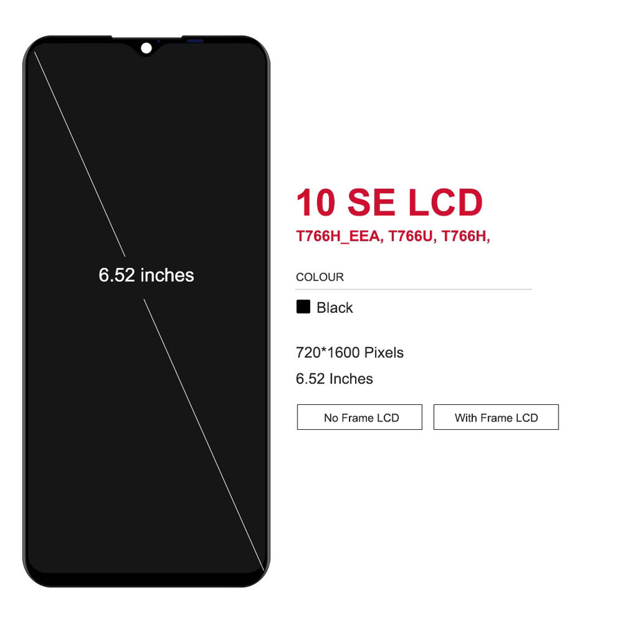 TCL LCD-Touch-Display-Bildschirm-Digitizer Ersatzteil für 6,52 Zoll TCL 10 SE T766H T776J T776U T776S in Schwarz - Bild 3