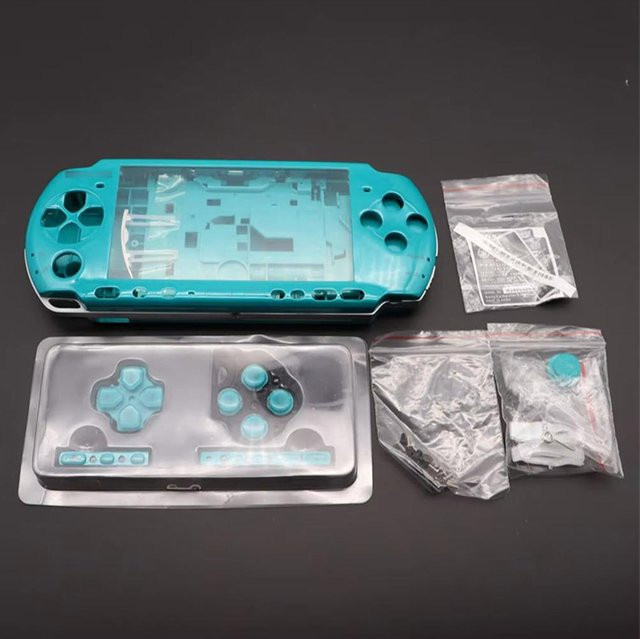 Sony Ersatzgehäuse Set für PSP3000 in Lila inklusive Knöpfen und Schrauben - Bild 1
