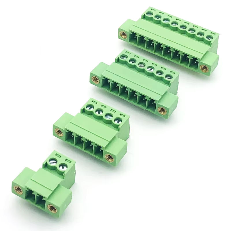 ZSDZFYLLK Steckklemmenblock 2EDG Stoßverbindung männlich und weiblich 15EDGRKM-3,81 mm Pitch - Bild 2