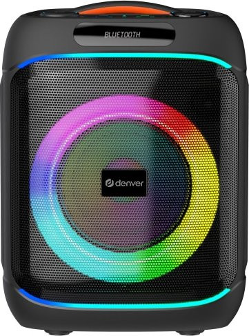 Denver BPS-270 Bluetooth Party Lautsprecher mit 400W und LED-Lichtshow in Schwarz - Bild 1