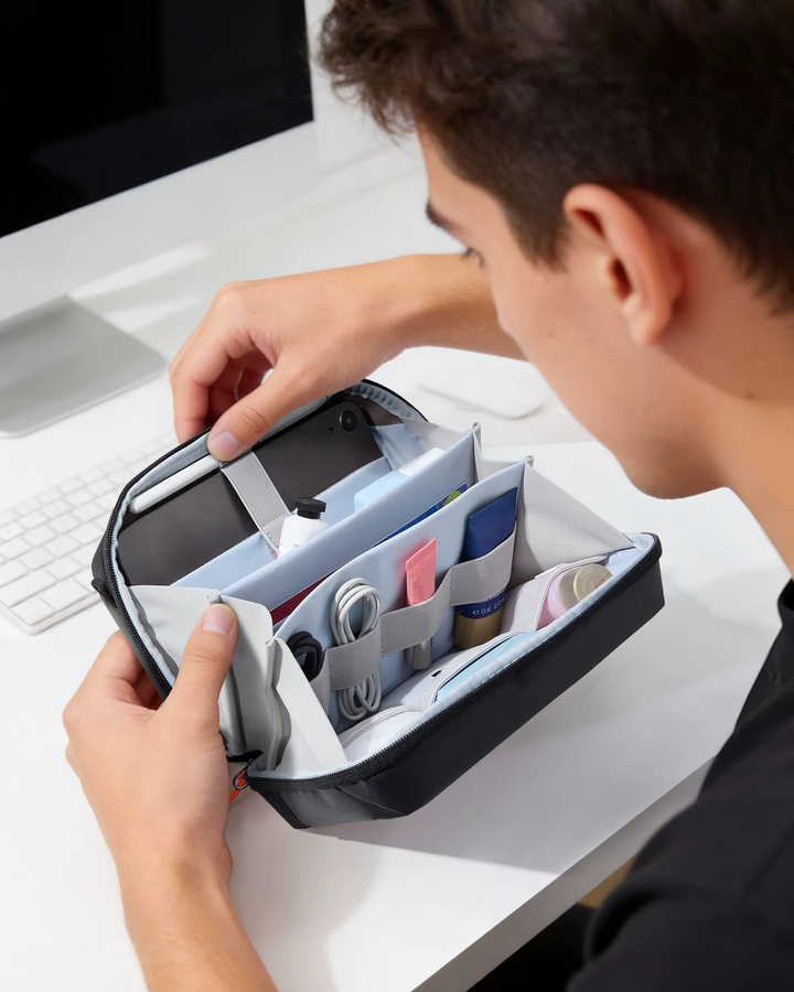 Inateck Organizer für Elektronisches Zubehör, wasserresistente Reisetasche, ABM35S - Bild 7
