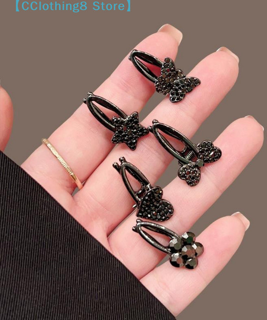 AliS8 Haarspangen Set, 5 Stück, Schmetterling, Stern, Blume, Damen - Bild 1