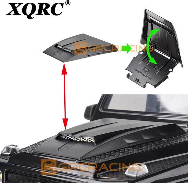 XINQIRC Faltbare Motorhaube, Zubehör, 1:10, Schwarz, Kunststoff - Bild 1
