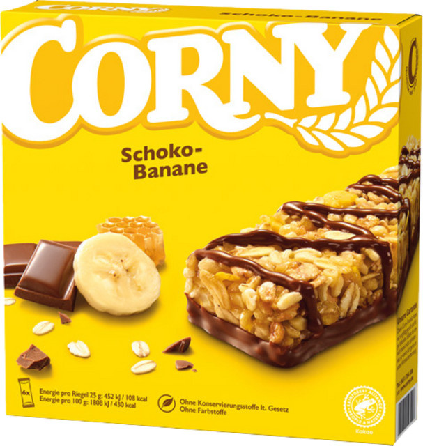 Corny Classic Schoko-Banane Müsliriegel 6 x 29,17 g - Bild 1