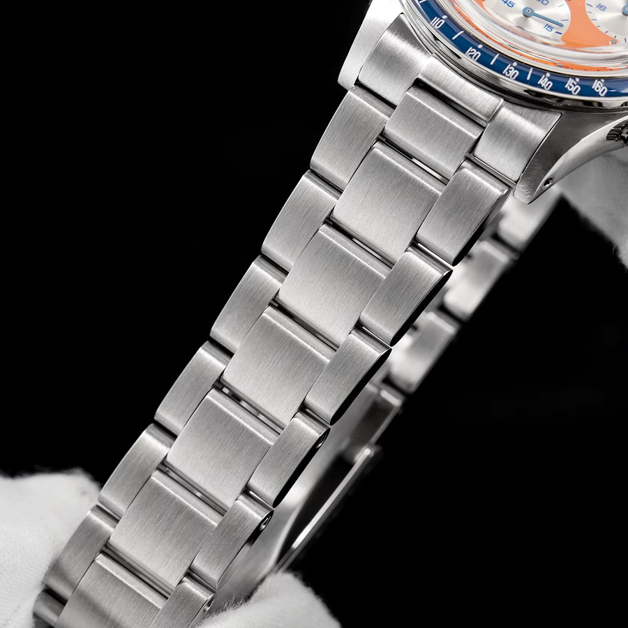 Watchdives Chronograph, Edelstahl, Grün, Saphirglas, 38,5 mm, Unisex - Bild 5