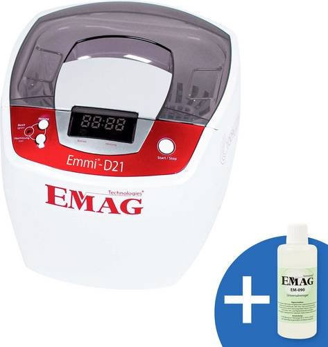 Emag Emmi D21 Ultraschallreiniger 80W mit Heizung in Weiß - Bild 1